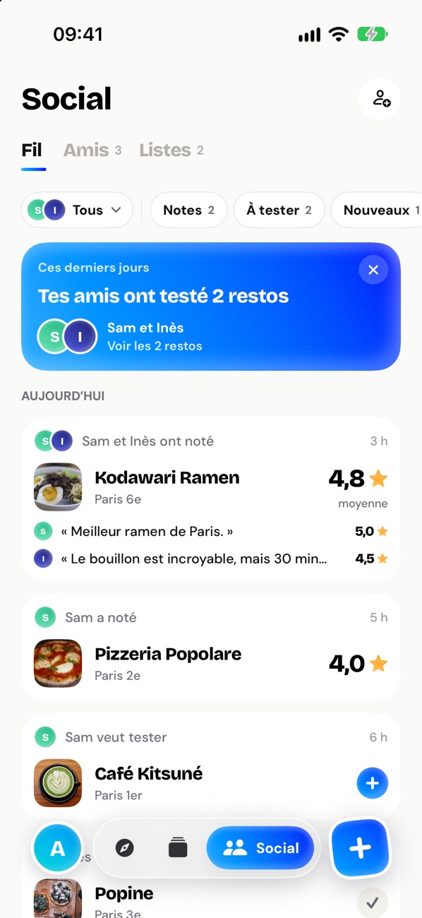 Le fil de tes amis